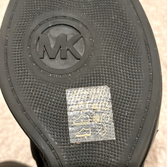 Michael Kors Suede Belted Wedge Ankle Boots - Picture 13 of 14